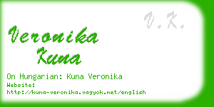 veronika kuna business card